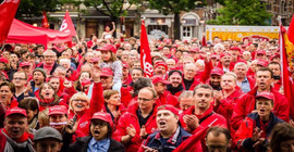 Belçika'da kamu çalışanlarından grev