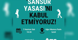 Kocaeli’de gazeteciler 'sansür yasası'na karşı birleşiyor