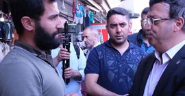 Esnaf ziyaretine çıkan AKP Van İl Başkanı'na tepki: Perişanız, sorumlusu sizsiniz