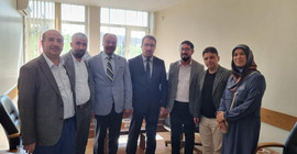 İstismar ve şiddet soruşturmasında açığa alınan il müftü yardımcısına meslektaşlarından 'tebrik' ziyareti