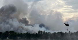 Almanya’da orman yangını nedeniyle üç mahalle tahliye edilecek