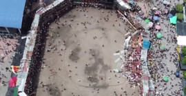 Kolombiya'da tribün çöktü: 5 ölü, 500'den fazla yaralı