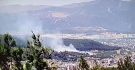 İzmir Buca'da makilik alanda yangın