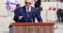 Biden İsrail ziyareti sırasında İran'ı tehdit etti