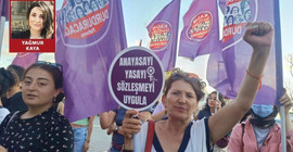 Kadınlar Danıştay kararını protesto etti: İstanbul Sözleşmesi'nden vazgeçmeyeceğiz, kararı tanımıyoruz