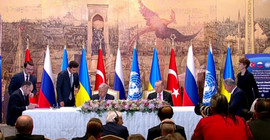 'Tahıl koridoru' için İstanbul'da imzalar atıldı