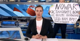 Savaşı protesto eden Rus gazeteciye para cezası