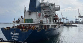 Ukrayna'dan tahıl yüklü ilk gemi yola çıktı