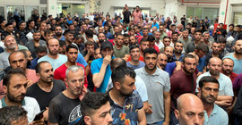 Bayrampaşa halinde hamallardan eylem