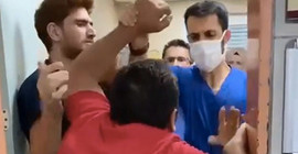Bursa'da bir kişi 'maske' uyarısı yapan doktora saldırdı