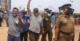 Sri Lanka'da protestocular gözaltı ve şiddet dalgasıyla karşı karşıya
