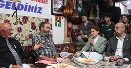 Akşener, saldırıya uğrayan Şah-ı Merdan Cemevi’ni ziyaret etti