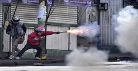 Bolivya'da koka yetiştiricileri polisle çatıştı