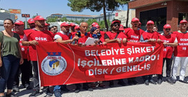 Diyarbakır'da belediye işçilerinden 'maaş' eylemi: Asgari ücretin altında çalıştırılıyoruz