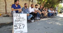 Emine Şenyaşar'ın çağrısı yanıtsız bırakılmadı: Adalet Nöbeti'ne TMMOB da katıldı
