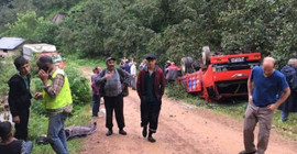Fındık işçilerinin aracı kaza yaptı: 13 yaralı