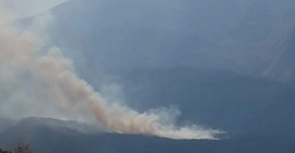 Hakkari'de orman yangını 6 gündür devam ediyor
