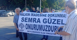 Semra Güzel’in tutuklanması İstanbul’da protesto edildi