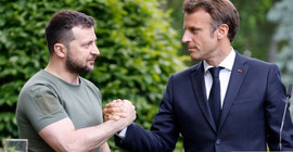 Macron ile Zelenskiy arasında Zaporijya görüşmesi