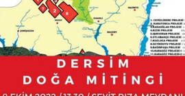Sanatçılardan Dersim Çevre Mitingi’ne çağrı