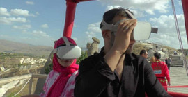 Kapadokya'da yerli turistler için 'mış gibi' balon turu