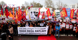 İstanbul ve İzmir'de maden faciası protestosu: AKP-MHP iktidarı sorumlu