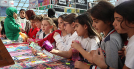 12. Antalya Kitap Fuarı'na öğrenci akını