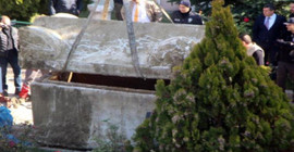 Bolu'da bulunan Roma dönemine ait lahitten insan kemikleri çıktı