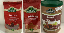 Arifoğlu'nun üç baharatına Singapur'da yasak