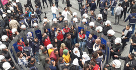 İstanbul'da 'İnsanlık Yürüyüşü' eylemi: Gözaltına alınan 121 kişi serbest