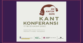 Kant'ın üç kritiği "Üç Kritik Gün" başlığıyla üç gün boyunca tartışılacak