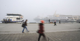 İstanbul’da olumsuz hava koşulları deniz ulaşımını aksattı