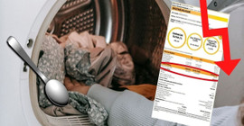 Çamaşır yıkarken makineye her yıkamada 1 kaşık ekleyin, faturanız en az 50 lira düşüyor