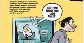'Fakir fukaraya vermek bereket getirir' diyen Nebati, Uykusuz'un kapağında