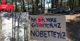 Yargı kararı beklenmeden YK Enerji Akbelen’in sınırında dinamitle patlatma gerçekleştirdi