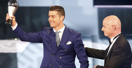 2017'de yılın futbolcusu Cristiano Ronaldo