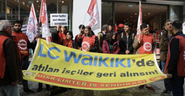 LC Waikiki işçileri eyleme başladı