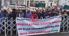Hiranur Vakfı'ndaki çocuk istismarı davası: Tarikatçılar, duruşma öncesi tekbir getirdi