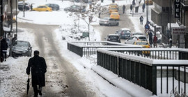 Ankara'da kar, tipi ve soğuk hava etkili oluyor