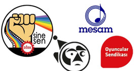 Sanatçıların meslek örgütleri ve sendikalarından mesajlar