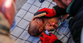 Reuters objektifinden deprem bölgesi