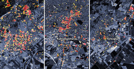 NASA depremin yarattığı yıkımı paylaştı