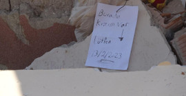 Enkazda dikkat çeken sekiz günlük not: Burada kızım var lütfen...