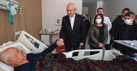 Kılıçdaroğlu, depremzedeleri hastanede ziyaret etti