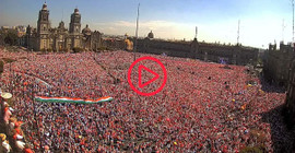 Meksika'da on binler seçim kurulunda değişiklik öngören yasayı protesto etti