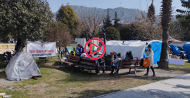 Hatay Valiliği, Defne’deki Sevgi Parkı’nı zorla boşaltıyor
