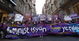 8 Mart öncesi Taksim'de abluka hazırlığı