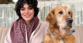 Oyuncu Ezgi Mola, depremzede köpeği sahiplendi