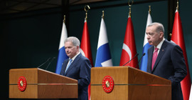 Erdoğan: Finlandiya'nın NATO'ya katılım protokolünün onay sürecini başlatmaya karar verdik