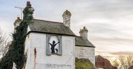 Banksy'nin çiziminin bulunduğu ev yıkıldı: Eser yıkımın ardından keşfedildi